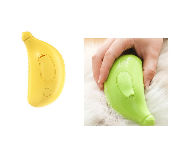 3-in-1 Pet Steam Brush: Cleaning, Massage, and Hair Removal