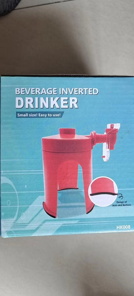 Upside Down Beverage Dispenser for Soda and Water