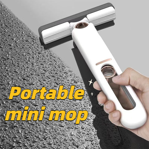 Portable Self-Squeeze Mini Mop for Easy Cleaning