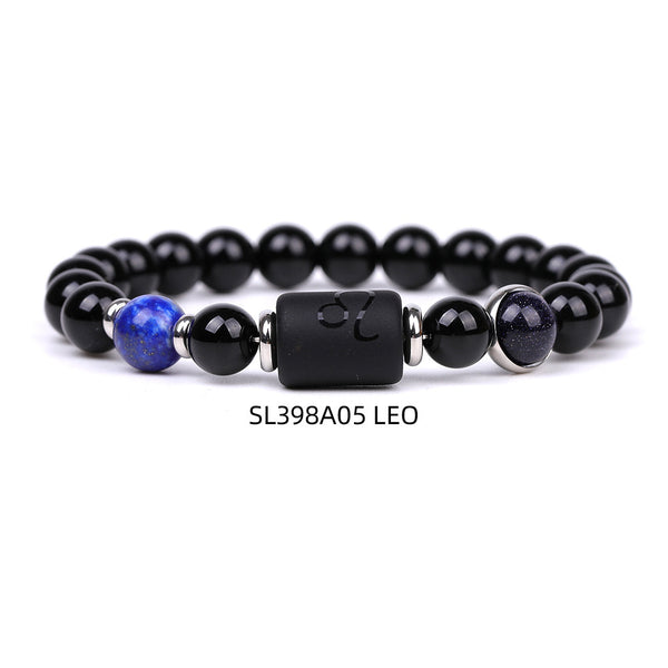 Fashion Twelve Constellations Bracelets Men