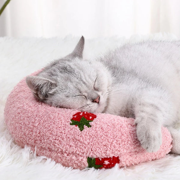 Fashionable U-Shaped Pillow for Cats and Dogs